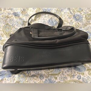 BEIS Mini Weekender convertible black bag
